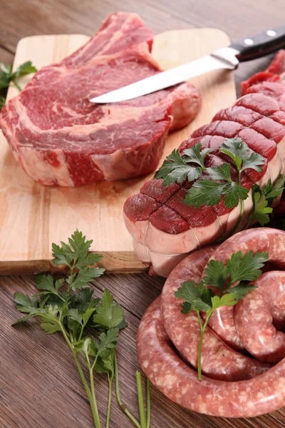Obehandlat kött — Stockfoto