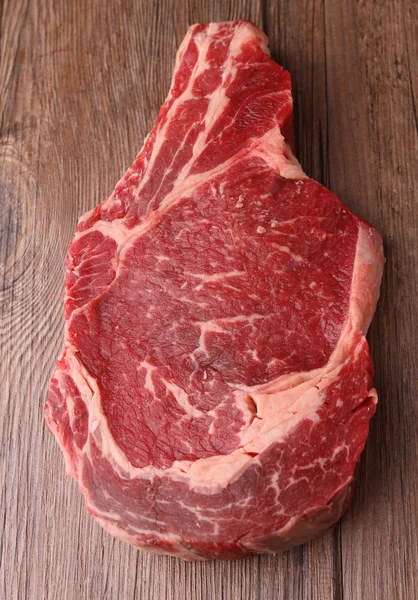 Carne di costola cruda — Foto Stock