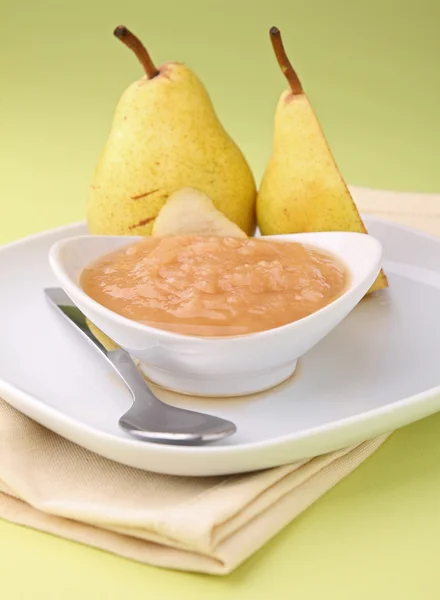 Fresh pear compote — Stock Photo, Image