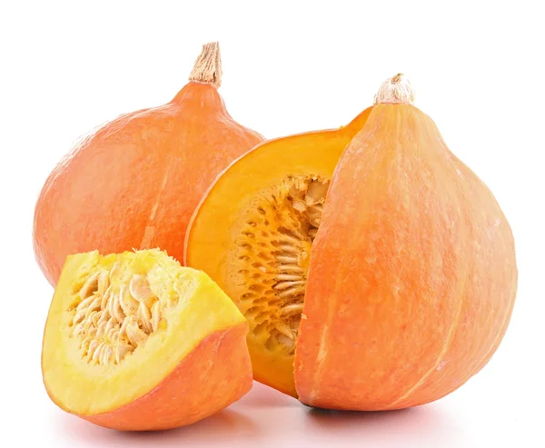 Isolated fresh pumpkin on white — Stock Photo, Image