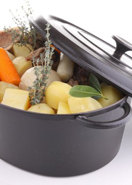 beef Stew pot pişirme