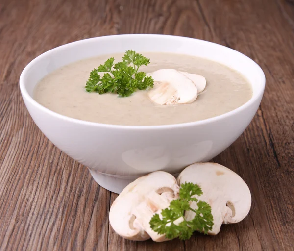 Mushroom soup — Stock Photo, Image