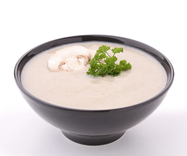 Isolated mushroom soup — Stock Photo, Image