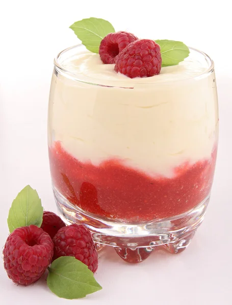 stock image Isolated raspberry tiramisu