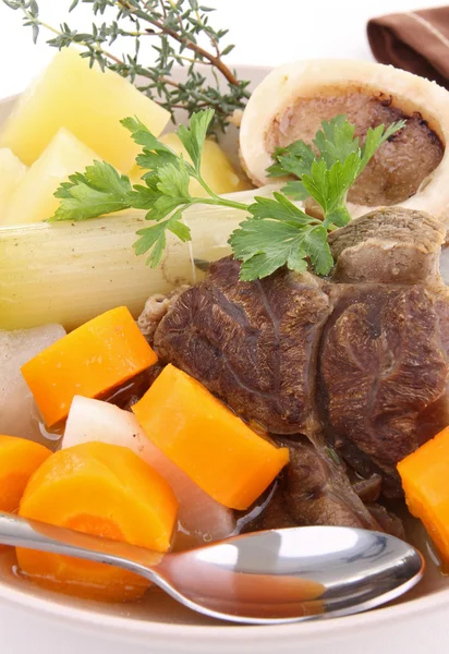 Close up on beef stew — Stock Photo, Image