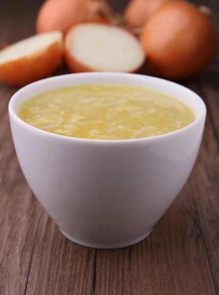 Cebula zupę — Zdjęcie stockowe