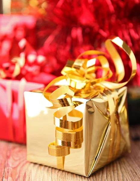 Christmas gift,studio shot — Stock Photo, Image