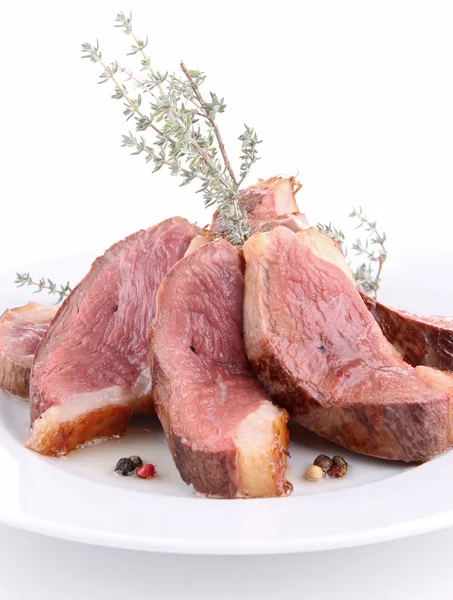 Duck breast on white — Stock Photo, Image