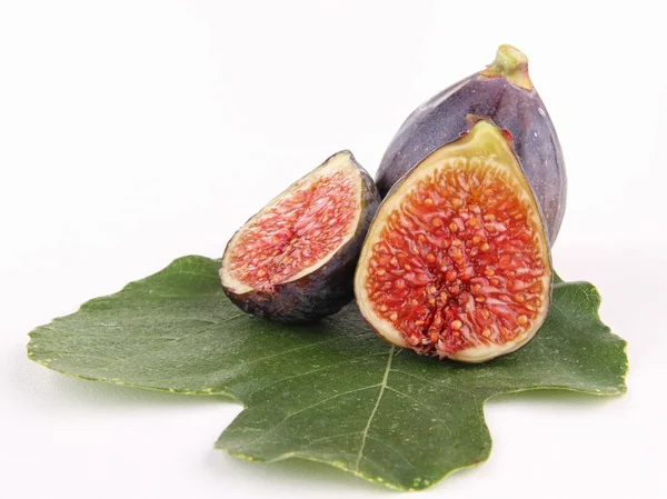 Isolated fresh fig on white — Stock Photo, Image