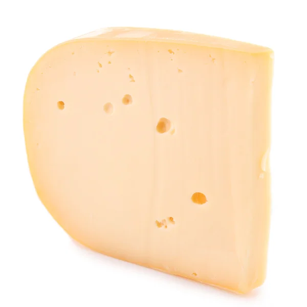 Geïsoleerde kaas — Stockfoto