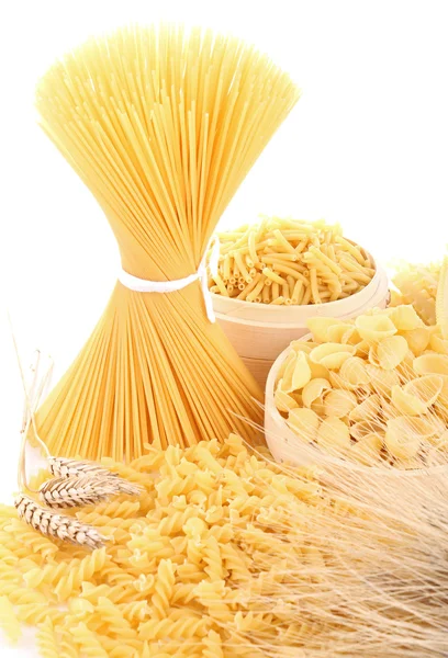 Assorted of raw pasta — Stock Photo, Image