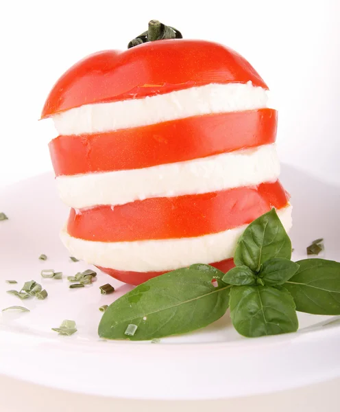 Pomidorów i mozzarelli — Zdjęcie stockowe