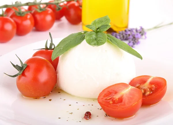 Tomato and mozzarella — Stock Photo, Image