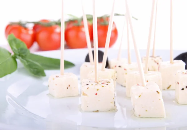 Finger-food, cheese — Stock Photo, Image