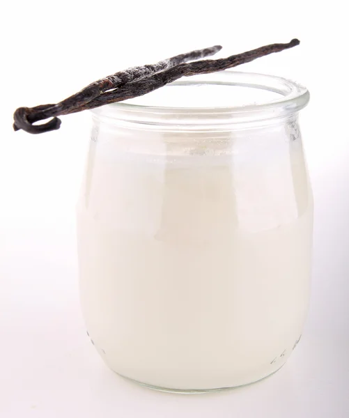 Vanille yoghurt — Stockfoto