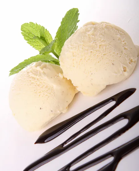 Vanilla icecream — Stock Photo, Image