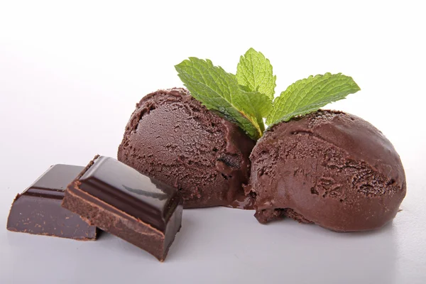 Chocolade icecream — Stockfoto