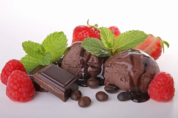 Chocolade icecream — Stockfoto
