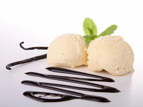 Vanilla icecream — Stock Photo, Image