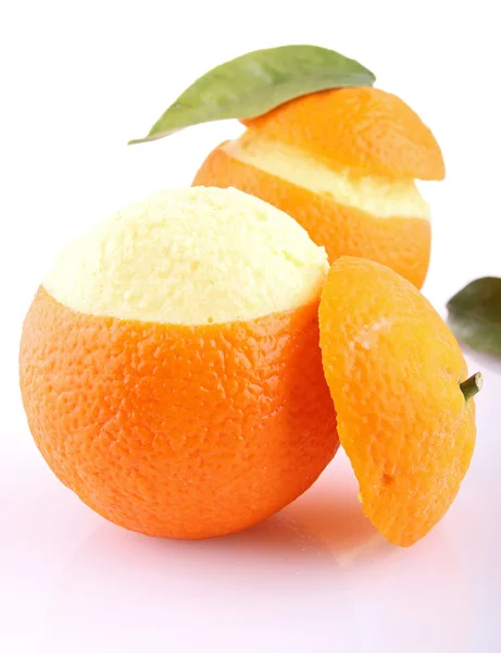 Апельсиновый десерт — стоковое фото