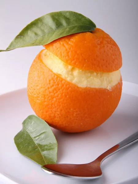 Iced orange — Stock Photo, Image