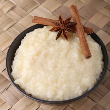 Rice puddding clipart