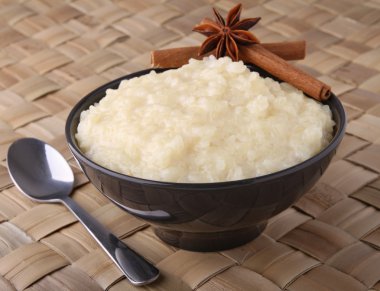 Rice puddding clipart