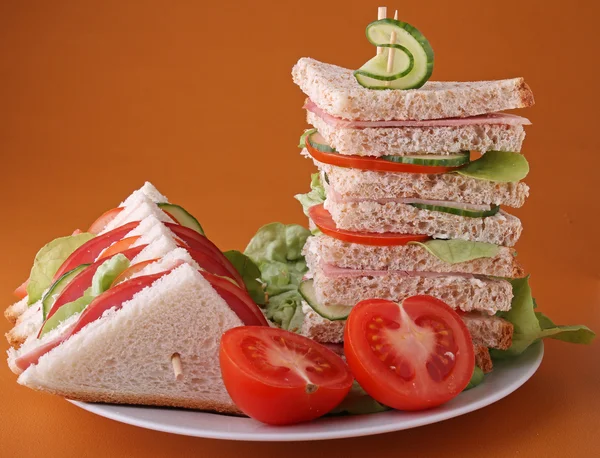 Clube de sanduíche — Fotografia de Stock