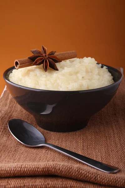Рисовый пудинг — стоковое фото