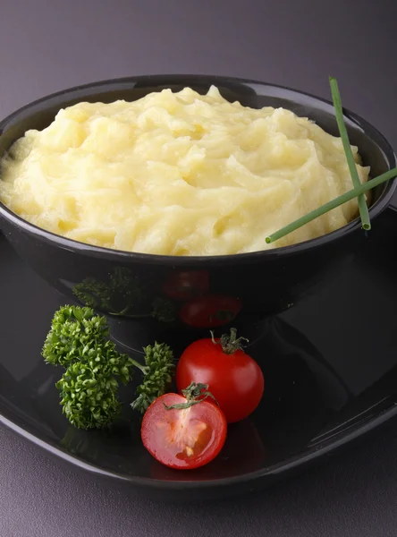 Bowl of potato puree — Stock Photo, Image