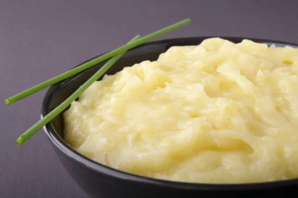 Kom met aardappel puree — Stockfoto