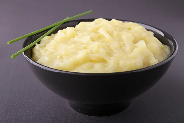 Bowl of potato puree — Stock Photo, Image