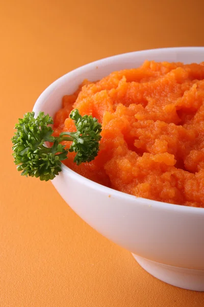 Puré de zanahoria — Foto de Stock