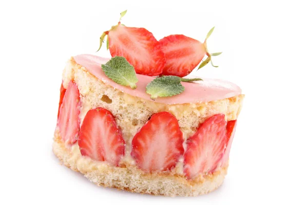 Κέικ φράουλα — Φωτογραφία Αρχείου