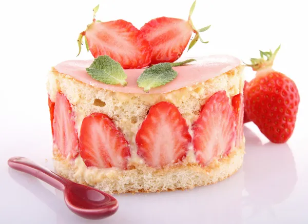 Delicioso pastel de fresa —  Fotos de Stock