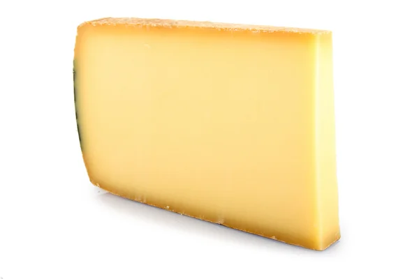 Изолированный сыр на белом — стоковое фото