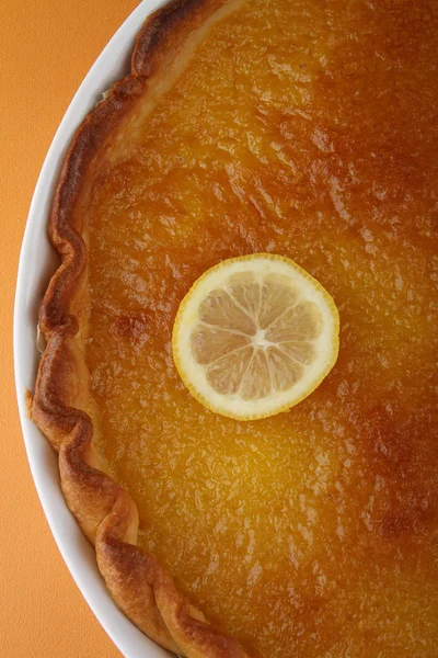 Вкусный лимонный пирог — стоковое фото