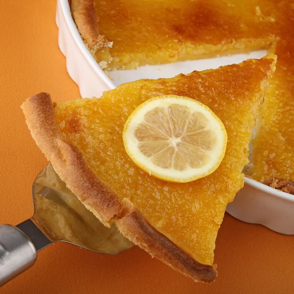 Desszert, citrom torta — Stock Fotó