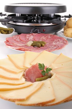 Cheese, raclette clipart