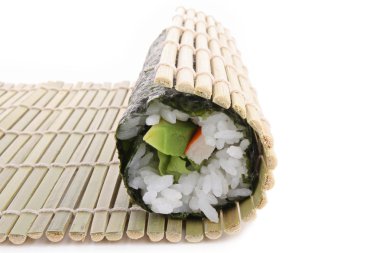 Sushi preparation clipart