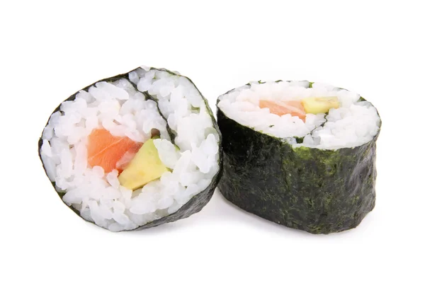 Isolerade sushi på vit — Stockfoto