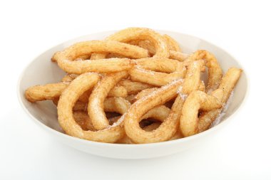 beyaz izole churros