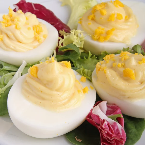 Eieren met mayonaise — Stockfoto