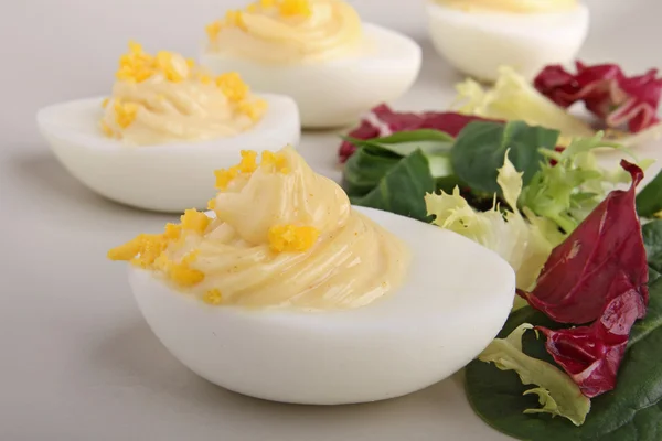 Baharatlı ve acılı yumurta — Stok fotoğraf