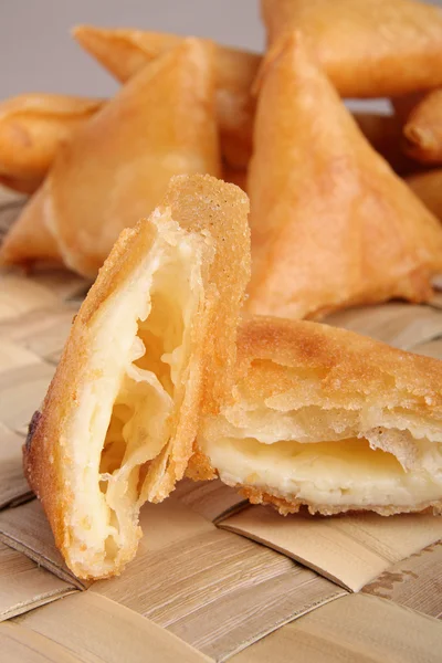Cheese fried samosa — Stock Photo, Image