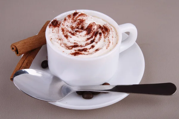 Xícara de creme de café — Fotografia de Stock