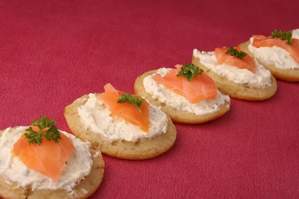 Finger food,canapes — Stock Photo, Image
