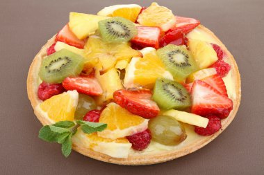 Fruit tart clipart