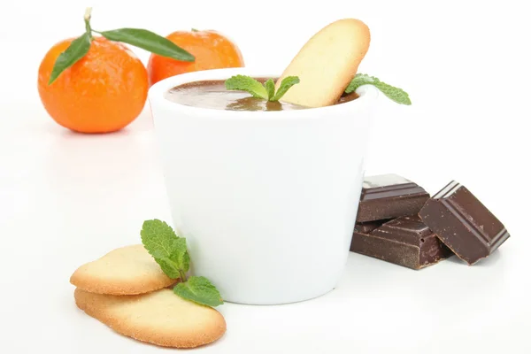 Delicious chocolate mousse — Stock Photo, Image