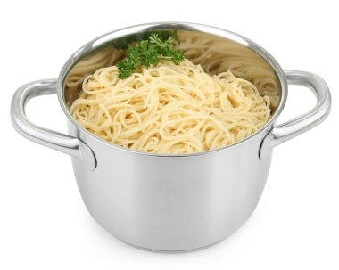 Spaghetti on wihte clipart